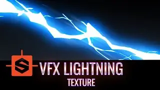 VFX Lightning Weapon Slash Texture - Substance Designer