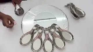 DOLLAR TREE Transformation with resting SPOONS To Make a HIGHEND Decor!