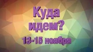 Куда идем? 13-15 ноября