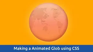 CSS Globe Animation | CSS  Animation and Keyframe Hindi Tutorial
