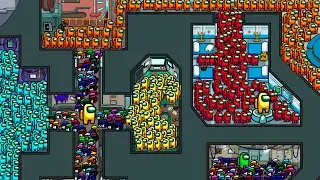 AMONG US, but with 1000 REAL PLAYERS