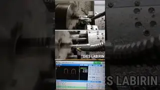 Hard Material Machining | Dies Labirin #turning #cncturning #cncmachine #cnc #cncmachining