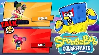 SPONGEBOB, Moe, Kenji, Power up, Skins e... 👀Brawl Talk