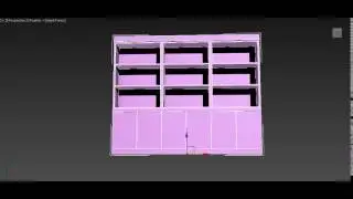 3Ds Max: Cupboard