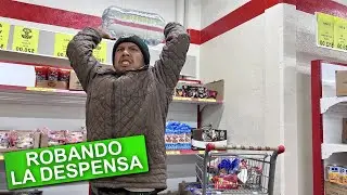 Robando la Comida de las personas en el Super (BROMA)