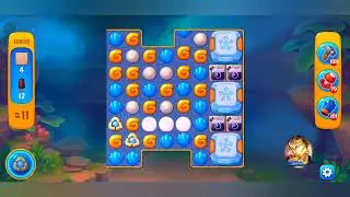 фишдом 2022  #  10899 уровень - прохождение без бустеров # Fishdom,   10899  level - no Boosters.