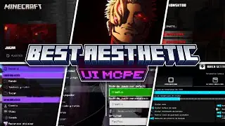 TOP Aesthetic UIs for Minecraft Bedrock 1.21+ (MCPE and W10) | Pro and Clean Interface