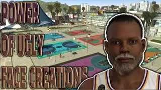 THE POWER OF UGLY FACE CREATIONS IN NBA 2K21 (troll)