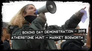 Boxing Day Demonstration 2015 | Atherstone Hunt