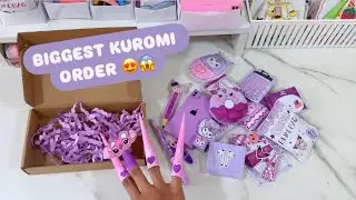 Packing fake order | Big order of Kuromi Items 😍 | Paper Squishy | Asmr 🫶🏻💕