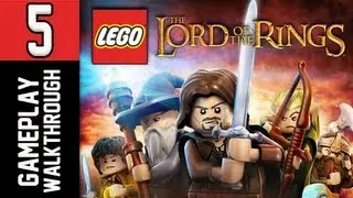 LEGO The Lord of the Rings Walkthrough - Part 5 Protect Frodo Let's Play PS3 XBOX PC Gameplay