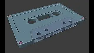 BLENDER CHALLENGE 3: Modeling a Cassette Player (Part 5)