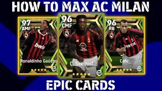 How to train players in efootball 2023 mobile | max ac Milan epic players
