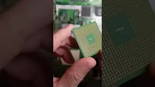 Pulling out the laptop processor