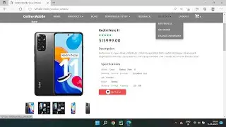Online Mobile Store | Python Django Project