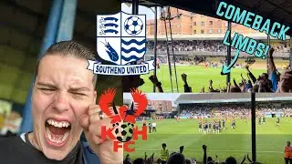 SOUTHEND VS KIDDERMINSTER|2-1| 90+ MINUTE LIMBS AS BLUES FIGHT BACK TO CLAIM 3 POINTS!