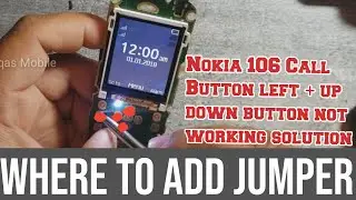 Nokia 106 Ta-1114 Call Left up down Key Not Working Solution by Waqas Mobile