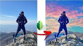 Snapseed Blue Sky Photo Editing || Sky Background Change || Snapseed Tutorial Malayalam