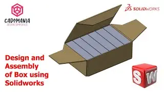 Part Modelling and Assembly of Custom Box using Solidworks: A Step-by-Step Guide #mechanical #cad