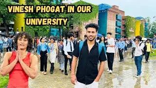 Vinesh Phogat in Our University | LPU Vlog | LPU University @sastaaengineer