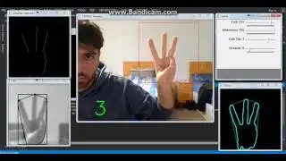 Basic Hand Detection Finger Counter with C++ and OpenCV (source code included)