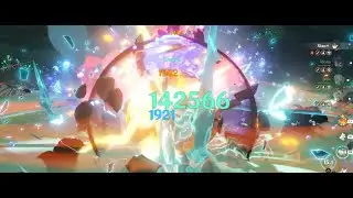 Xiao with C4 Jean blackcliff pole 250% crit dmg | Genshin Impact