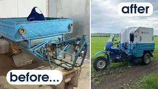 DIY motorcycle camper 2x3 | Мотодом из Урала своими руками