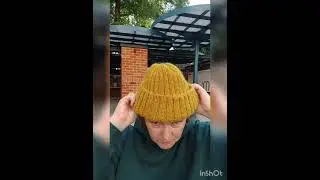 27 августа связала капор хорошему человеку, отчитываюсь😊