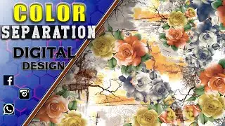 Color Separation Of Digital Design in Channel | Photoshop Tutorial [ Hindi ]