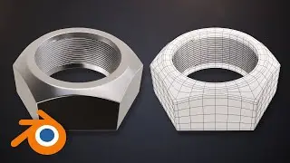 Topology Study : How to Model Threaded Nuts