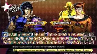 JoJo's Bizarre Adventure: All-Star Battle R - Characters Selection