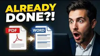 Forget SmallPdf! Free AI Converts Any PDF to Word in 5 Seconds
