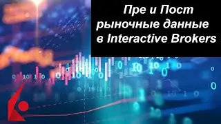 Пре и пост  рыночные данные  в Interactive Brokers. Как настроить в TWS