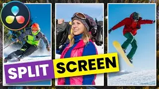 How to Make a SPLIT SCREEN Effect in Davinci Resolve