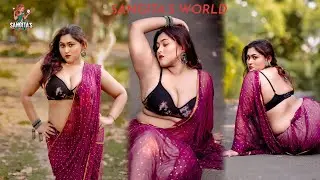 BONG BEAUTY IN OUTDOOR FEAT CANDY SAREE FASHION VLOGS ❤️🔥
