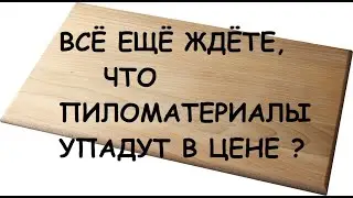 Всё ещё ждёте, что дерево подешевеет.