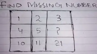Find Missing Number, in Urdu | Missing Number Solve trick | Puzzle Math Question