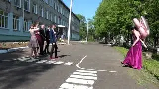 Выпускной. 11А класс. школа 3. Пл. Победы. Советская Гавань 2019.