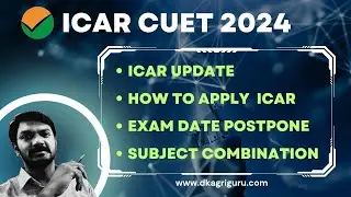 NTA CUET 2024 | HOW TO APPLY ICAR BSC AGRICULTURE | SELECTION OF UNIVERSITY & SUBJECTS | TAMIL