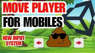Player Move on Mobile using New Input System unity (Unity Tutorial)