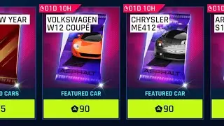 Asphalt 9 - Buying Packs for Chrysler ME412 to Unlock it, and Starring Up my W12 Coupe