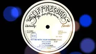 Ian Dury And The Blockheads   Hit Me With Your Rhythm Stick Disco Version 1978