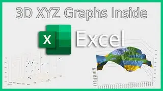 Make 3D XYZ Graphs Inside Excel - Surface, Scatter and Line graphs using XYZ Mesh Software