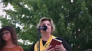 Lighis for Liberty Faith Porton Candle Seromony