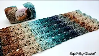 Spring Crochet Scarf Tutorial/Free Crochet Tutorial/Cable Tutorial/Bag O Day Crochet Tutorial 