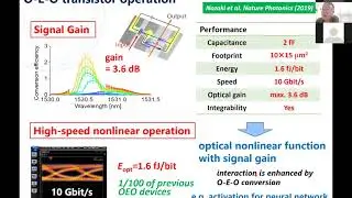 "Integrated Nanophotonics for Optoelectronic Computation", by Masaya Notomi (at META2021)