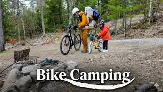 I Brought my 6 year old kid Bikepacking - Camping