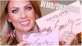 REVOLUTION x THE EMILY EDIT The Wants & Needs Palette | Demo/Tutorial & First Impressions