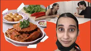 I tried chilli crab for the first time  ft. Malcolm Fu Studios