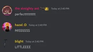 My discord server tried to sing little miss perfect and it progressively got worse